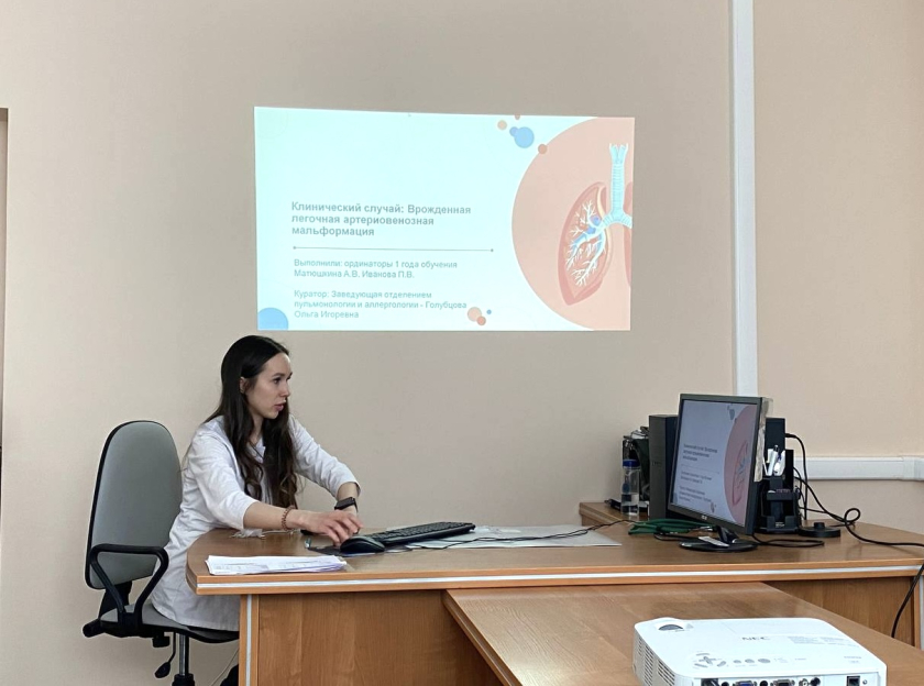 На кафедре педиатрии ординаторы института провели разбор клинических случаев