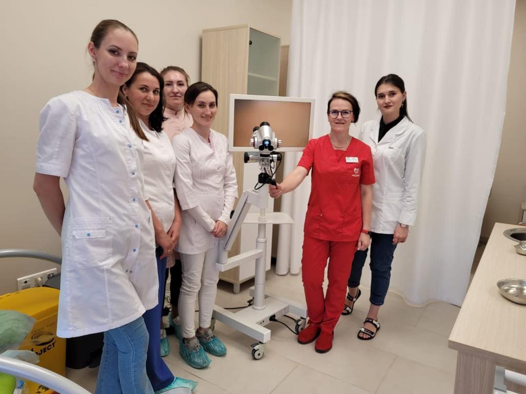 Завершился курс повышения квалификации "Практическая кольпоскопия с мастер-классом"