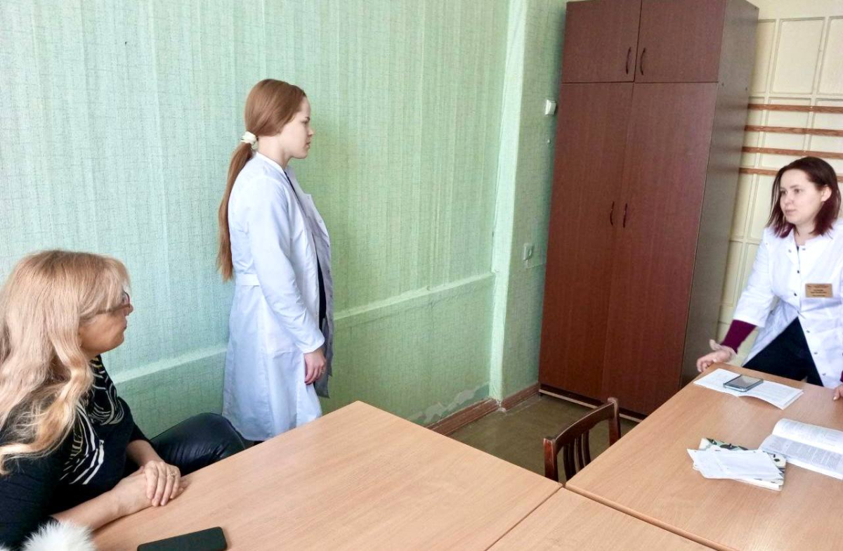 Занятие с ординаторами по специальности "Лечебная физкультура и спортивная медицина"