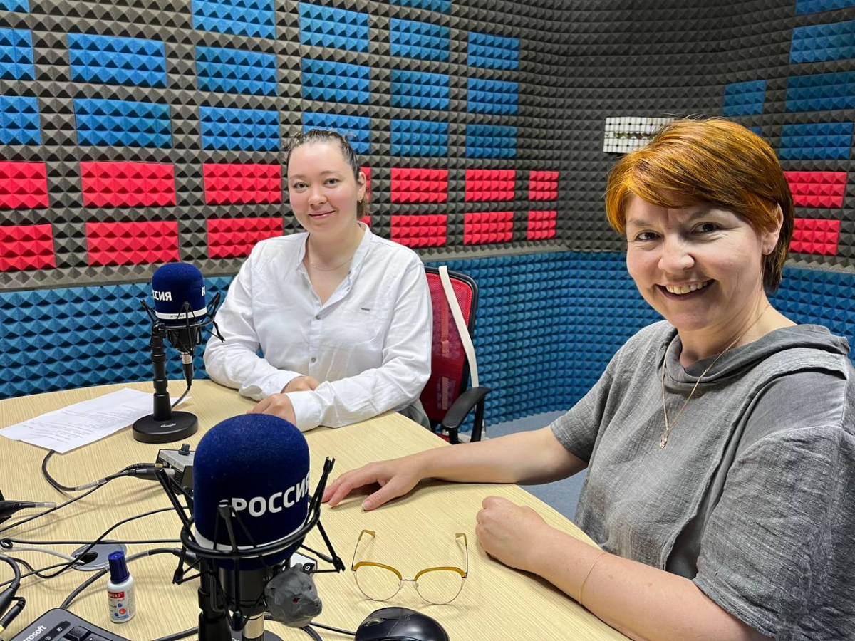 Интервью ординатора Института усовершенствования врачей Сабины Нурисламовой в эфире Радио ГТРК "Чувашия"