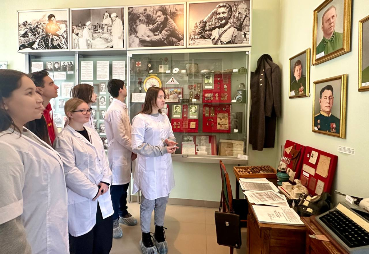 Студенты-медики продолжают посещать Музей истории медицины имени Г.А. Алексеева