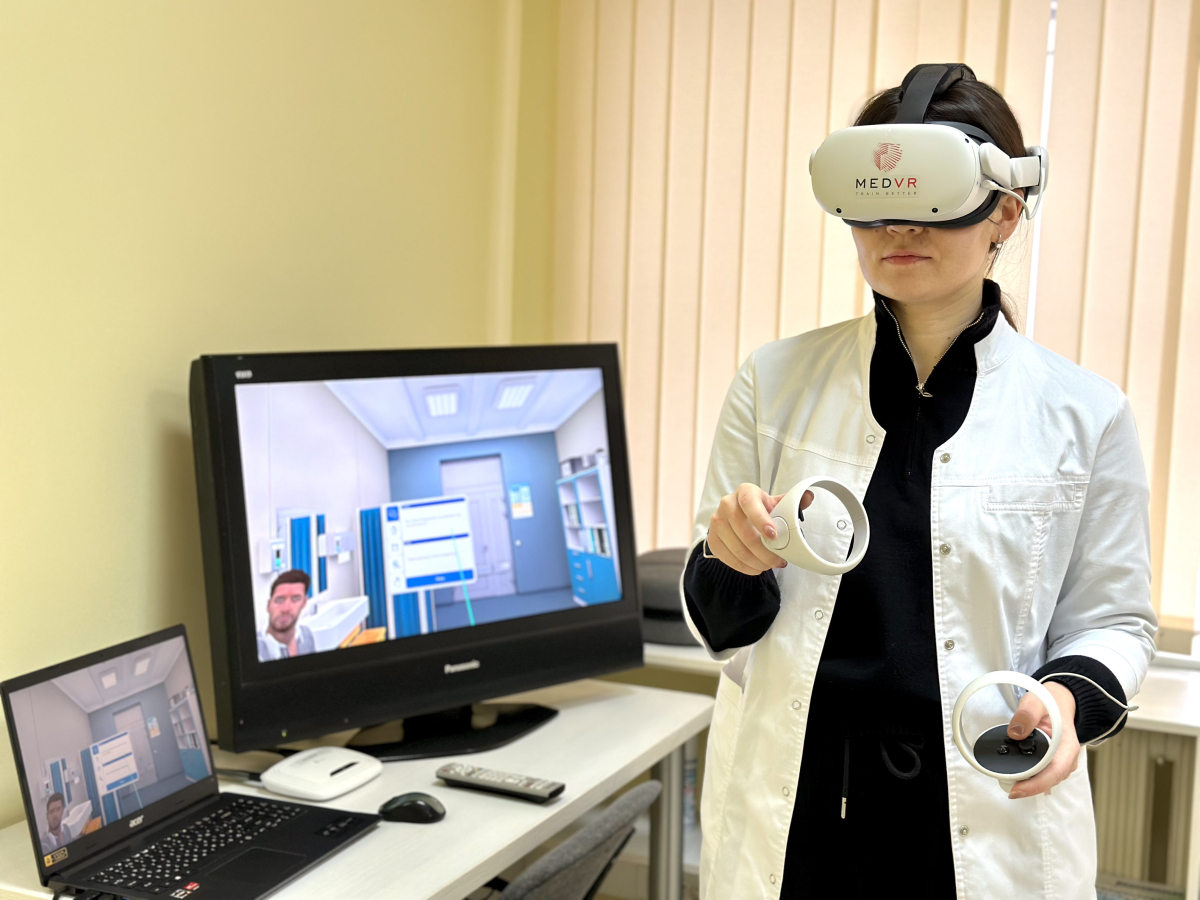 Виртуальная реальность активно применяется в медицинском образовании