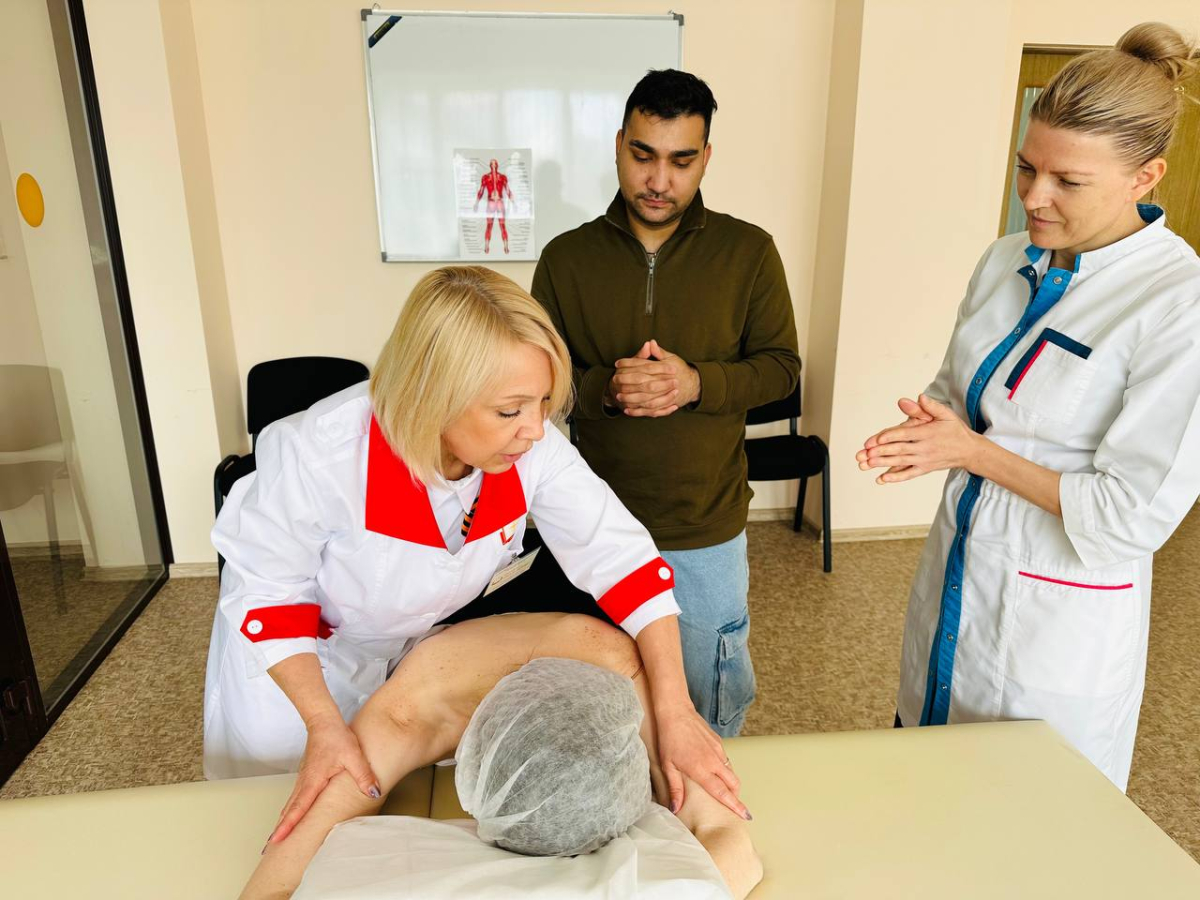 Состоялось занятие для слушателей курса профессиональной переподготовки по программе «Лечебная физкультура и спортивная медицина»