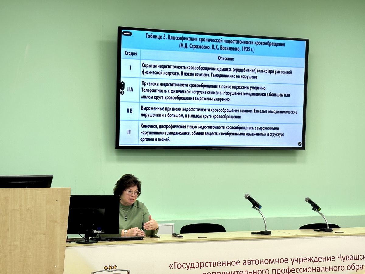 На кафедре терапии состоялись лекции для ординаторов