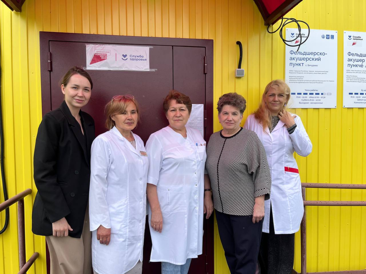 Конкурсная комиссия посетила Бичуринский ФАП Мариинско-Посадской центральной районной больницы им. Н.А. Геркена